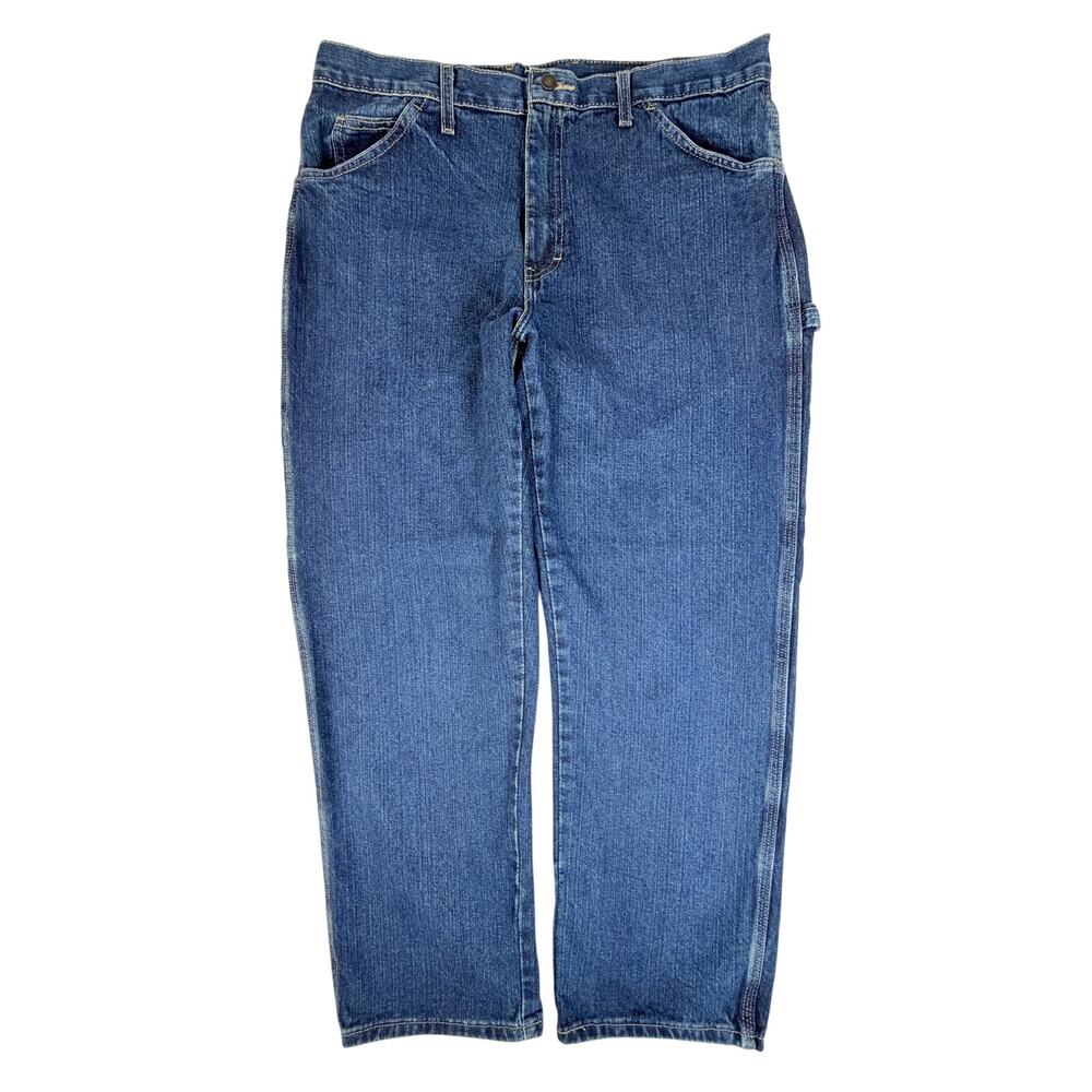 Dickies Carpenter Jeans Men’s 36x30 (Measured) Relaxed Fit Workwear Denim